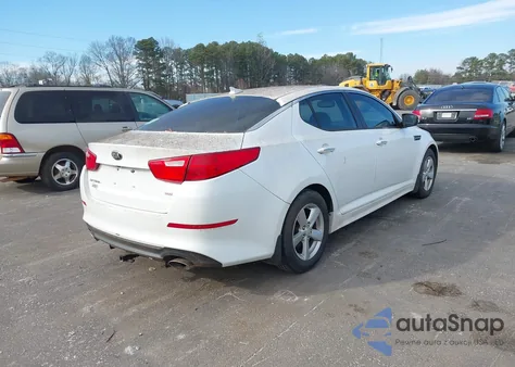 2014 Kia Optima Lx z USA, uszkodzony, nr VIN 5XXGM4A77EG275893